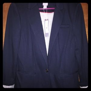 Navy blue blazer